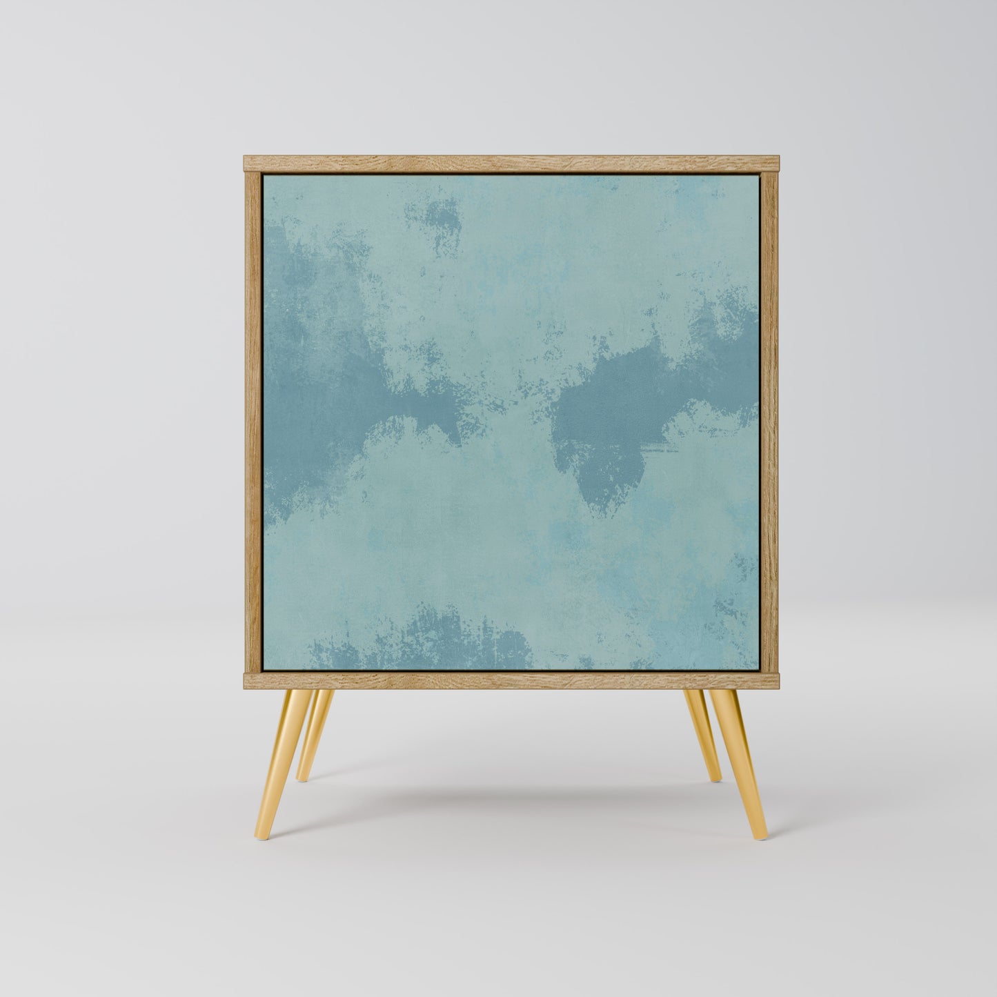 SKY WASH 1-Door Sideboard in Oak Effect