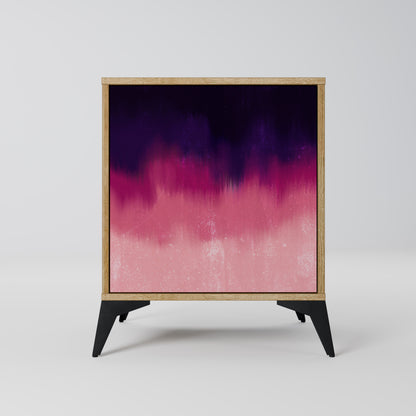 AURORA BOREALIS 1-Door Sideboard in Oak Effect