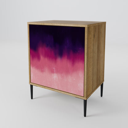 AURORA BOREALIS 1-Door Sideboard in Oak Effect