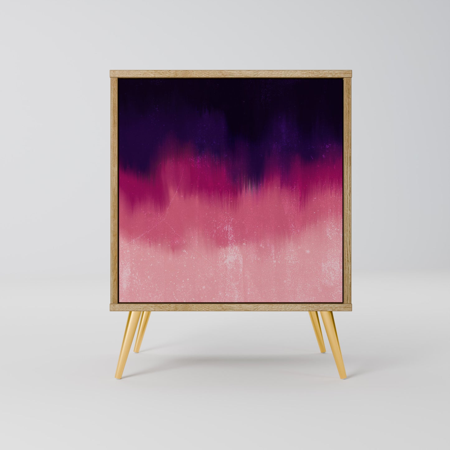 AURORA BOREALIS 1-Door Sideboard in Oak Effect