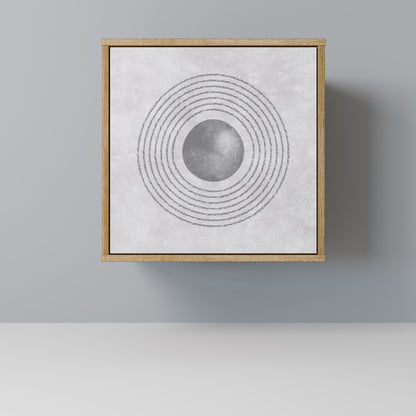 SOLID CIRCLES 1-Door Sideboard in Oak Effect