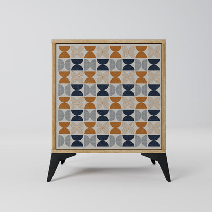 REFLECTION RANGE 1-Door Sideboard in Oak Effect