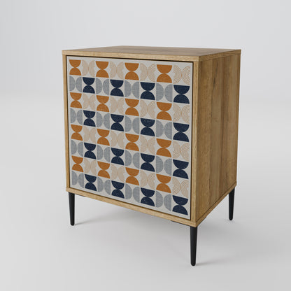 REFLECTION RANGE 1-Door Sideboard in Oak Effect