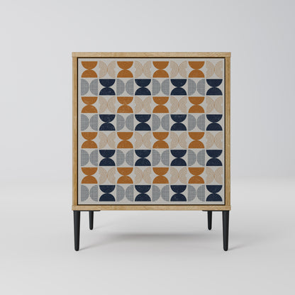 REFLECTION RANGE 1-Door Sideboard in Oak Effect