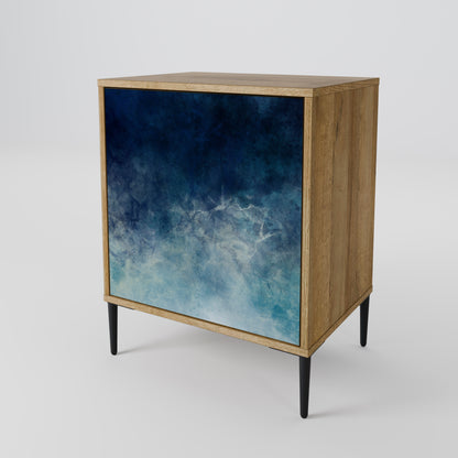 CELESTIAL FALL 1-Door Sideboard in Oak Effect