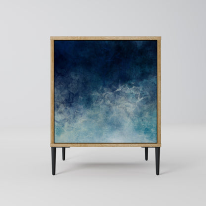 CELESTIAL FALL 1-Door Sideboard in Oak Effect