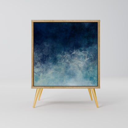 CELESTIAL FALL 1-Door Sideboard in Oak Effect