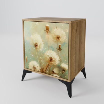 DREAMY MEADOW 1-Door Sideboard in Oak Effect