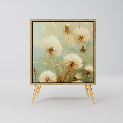 DREAMY MEADOW 1-Door Sideboard in Oak Effect