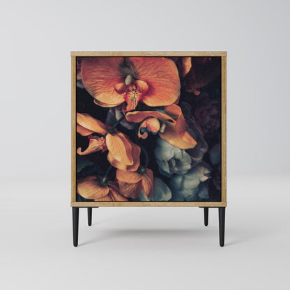 NEVERENDING BLOOM 1-Door Sideboard in Oak Effect