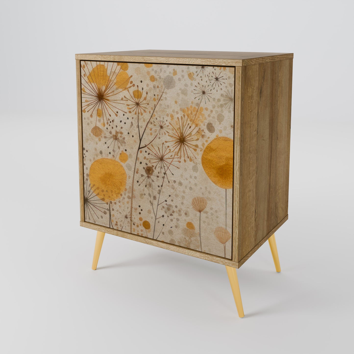 MORNING GLADE 1-Door Sideboard in Oak Effect