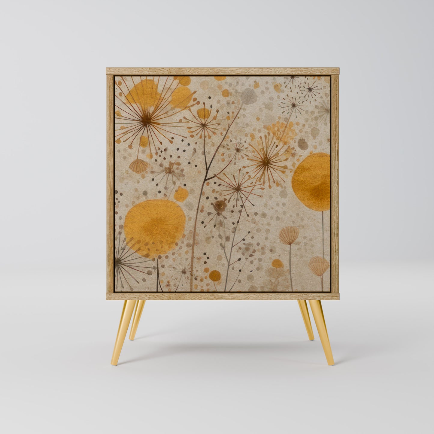 MORNING GLADE 1-Door Sideboard in Oak Effect