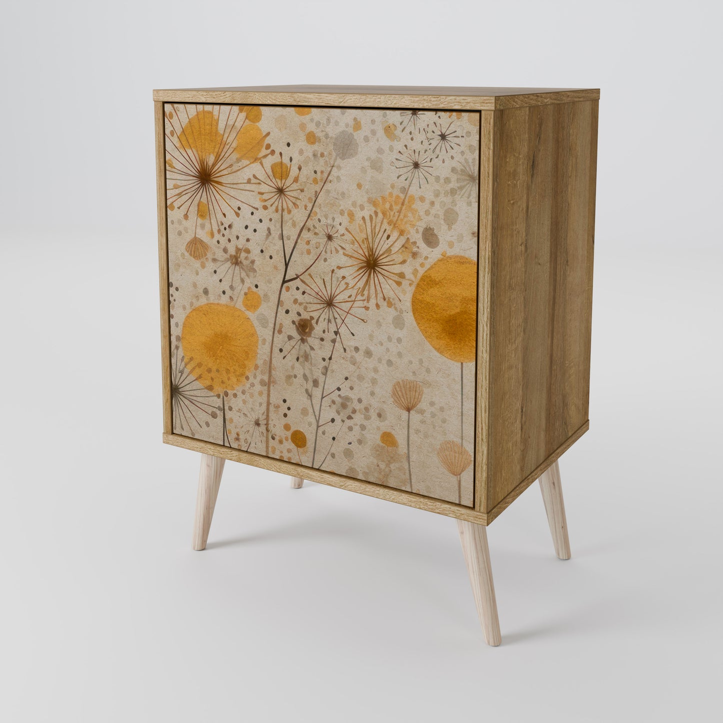 MORNING GLADE 1-Door Sideboard in Oak Effect