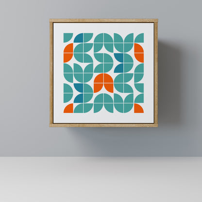 Credenza BE THE CHANGE a 1 anta effetto rovere