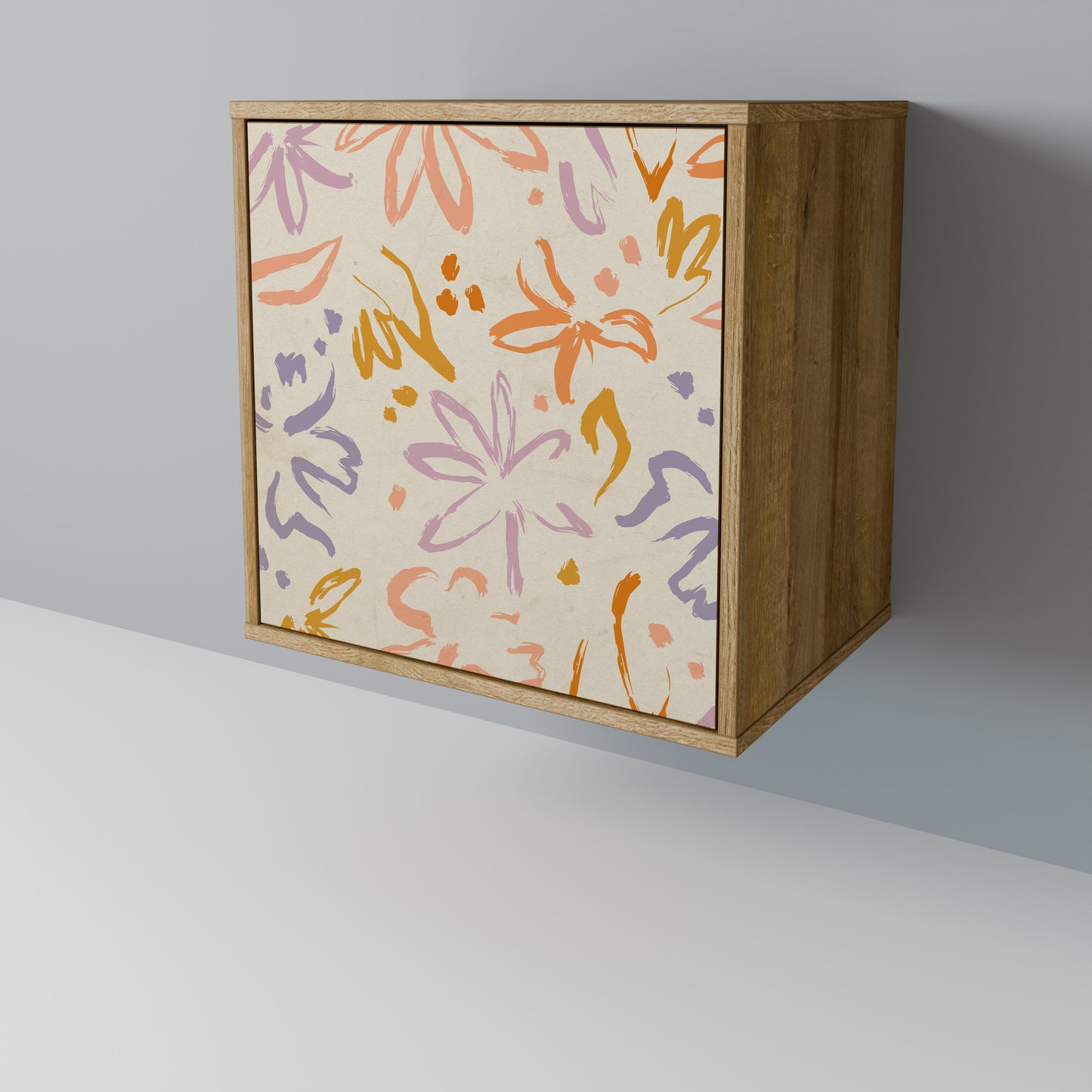 SPRING WHIMSY Madia a 1 anta effetto rovere