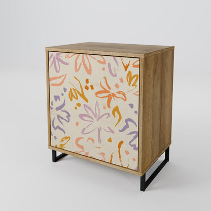 SPRING WHIMSY 1-Door Sideboard in Oak Effect