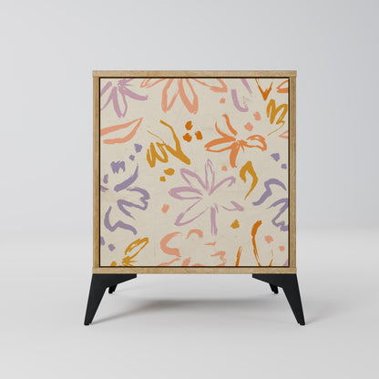 SPRING WHIMSY Madia a 1 anta effetto rovere