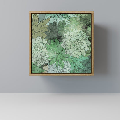 SUCCULENT CLUSTER 1-Door Sideboard in Oak Effect