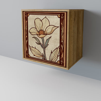 Credenza TIMELESS FLORA a 1 anta effetto rovere