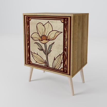 Credenza TIMELESS FLORA a 1 anta effetto rovere
