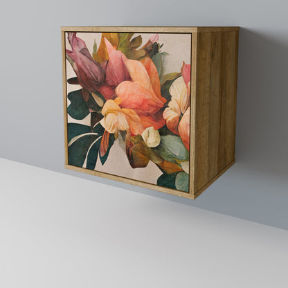 Credenza STYLISH BEAUTY a 1 anta effetto rovere