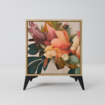 Credenza STYLISH BEAUTY a 1 anta effetto rovere