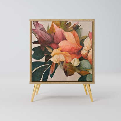 Credenza STYLISH BEAUTY a 1 anta effetto rovere