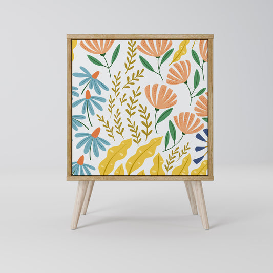 Credenza HELLO SPRING a 1 anta effetto rovere