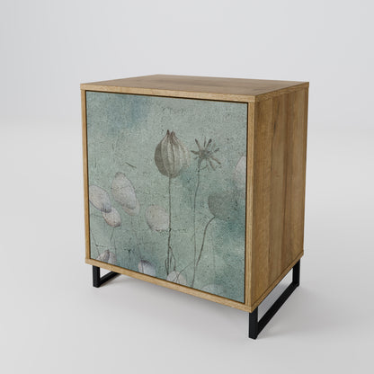 Credenza NIGHT LADY a 1 anta effetto rovere