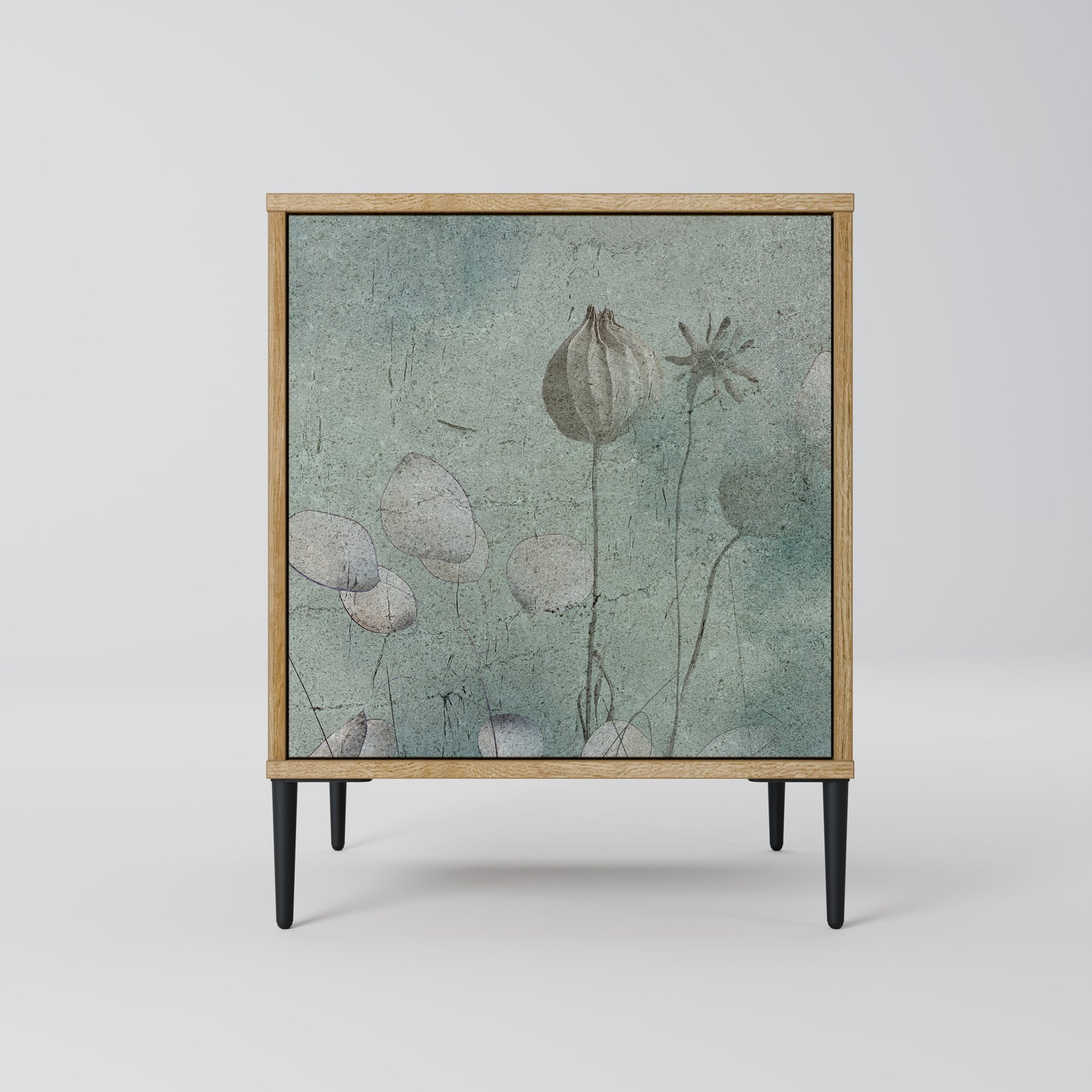 Credenza NIGHT LADY a 1 anta effetto rovere