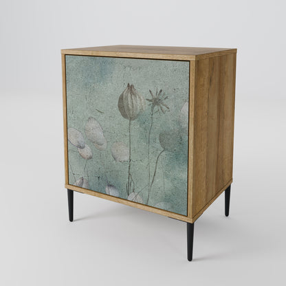 Credenza NIGHT LADY a 1 anta effetto rovere