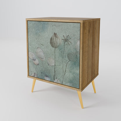 Credenza NIGHT LADY a 1 anta effetto rovere