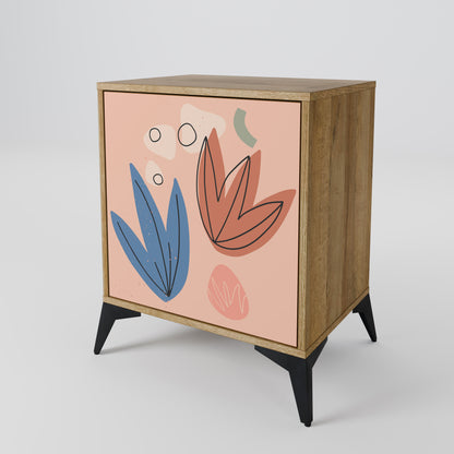 PASTEL DESTINY 1-Door Sideboard in Oak Effect
