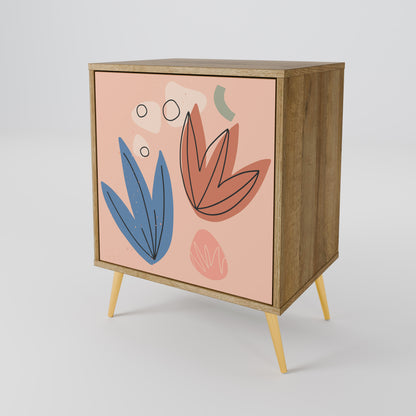 PASTEL DESTINY 1-Door Sideboard in Oak Effect
