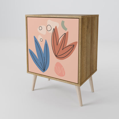 PASTEL DESTINY 1-Door Sideboard in Oak Effect