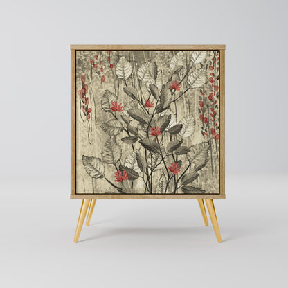 HERBAL GRACE Madia a 1 anta effetto rovere