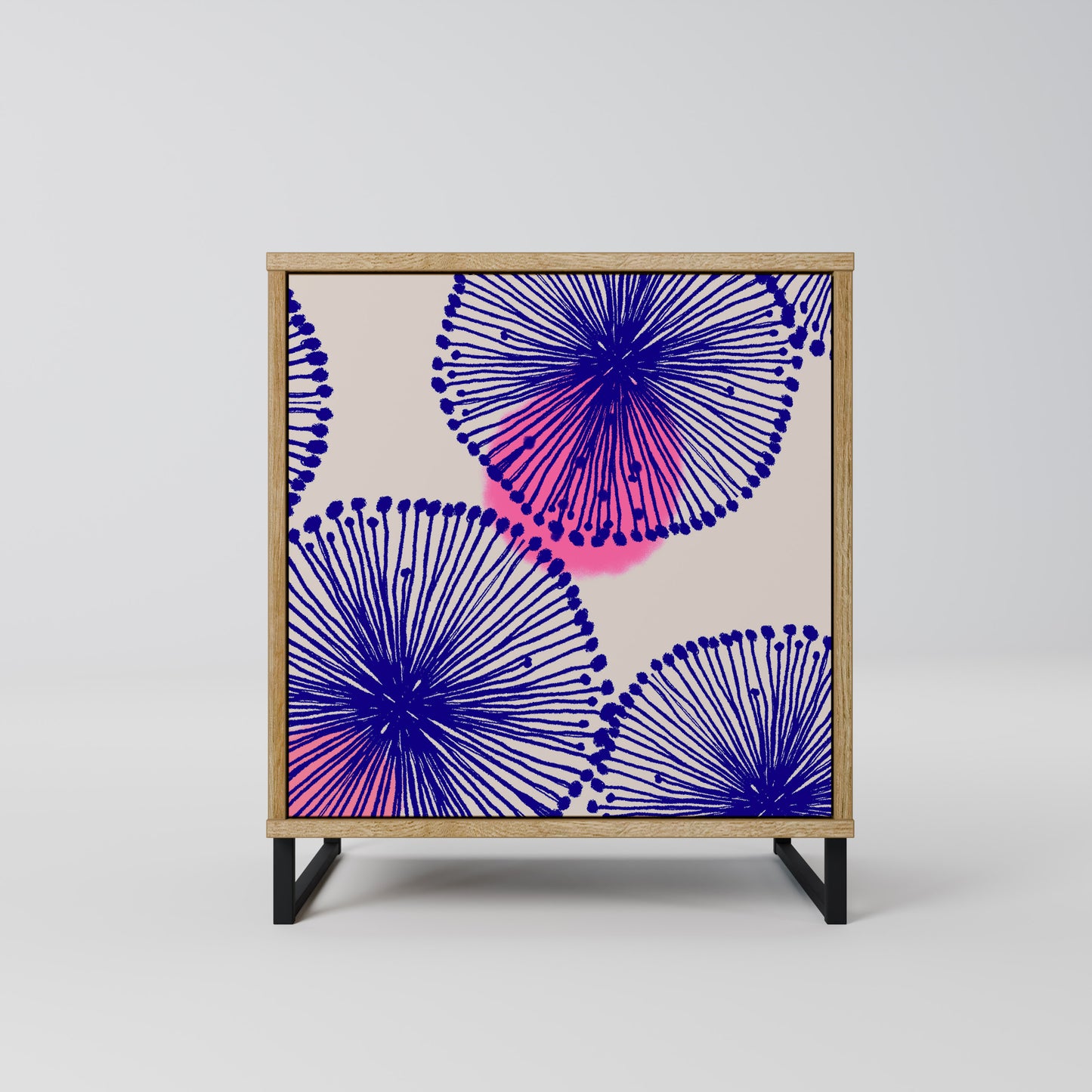 Credenza MAGIC NATURE a 1 anta effetto rovere