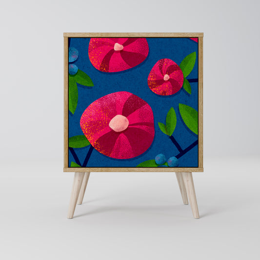 Credenza SPRING THOUGHTS a 1 anta effetto rovere