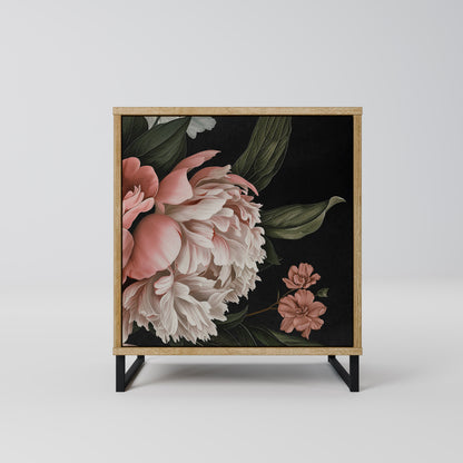 LUSH ELEGANCE 1-Door Sideboard in Oak Effect