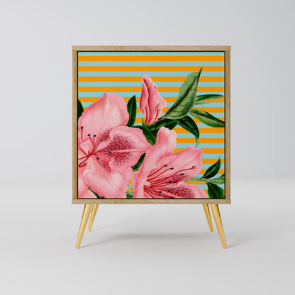 FRAGILE BEAUTY Madia a 1 anta effetto rovere