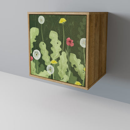 DANDELION AMUSE 1-Door Sideboard in Oak Effect