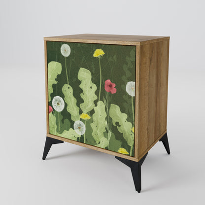 DANDELION AMUSE 1-Door Sideboard in Oak Effect