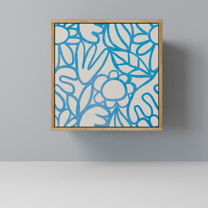 BLOOMY MORNING Madia a 1 anta effetto rovere