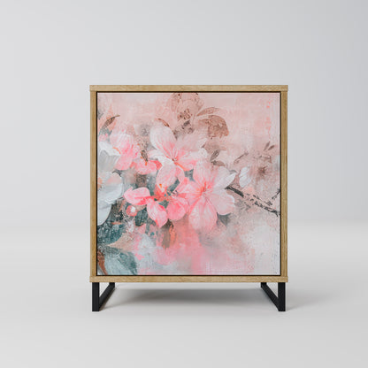 CHERRY BLOSSOM 1-Door Sideboard in Oak Effect