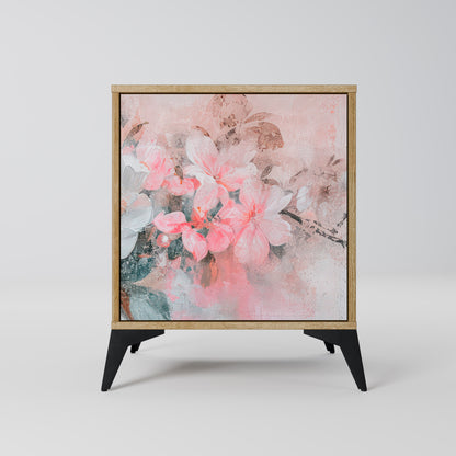 CHERRY BLOSSOM 1-Door Sideboard in Oak Effect