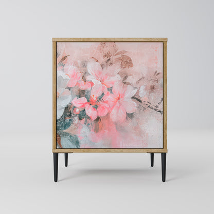 CHERRY BLOSSOM 1-Door Sideboard in Oak Effect