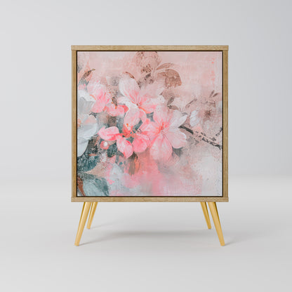 CHERRY BLOSSOM 1-Door Sideboard in Oak Effect