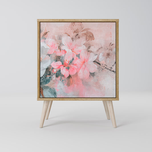 CHERRY BLOSSOM 1-Door Sideboard in Oak Effect