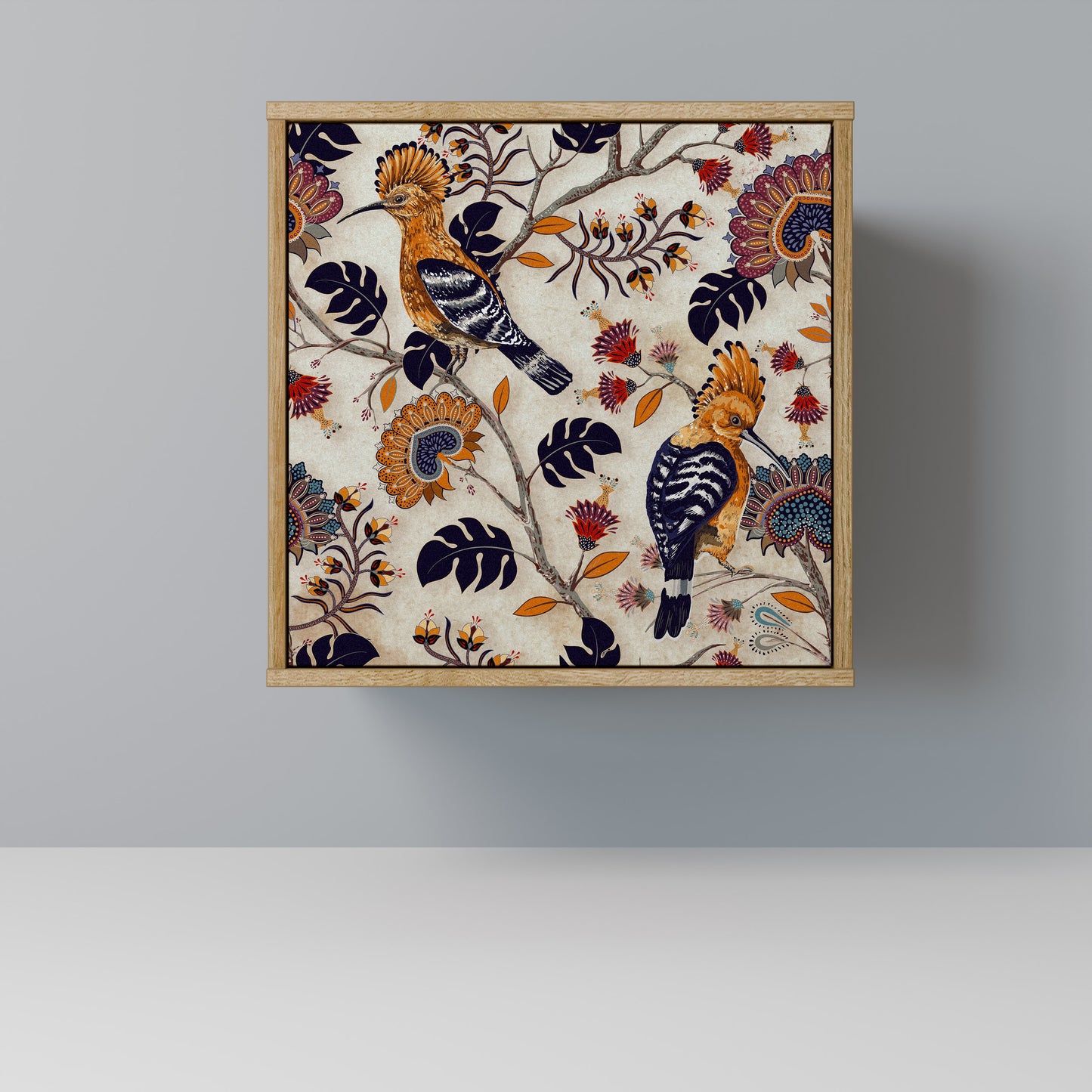 Credenza EMINENT HOOPOE a 1 anta effetto rovere