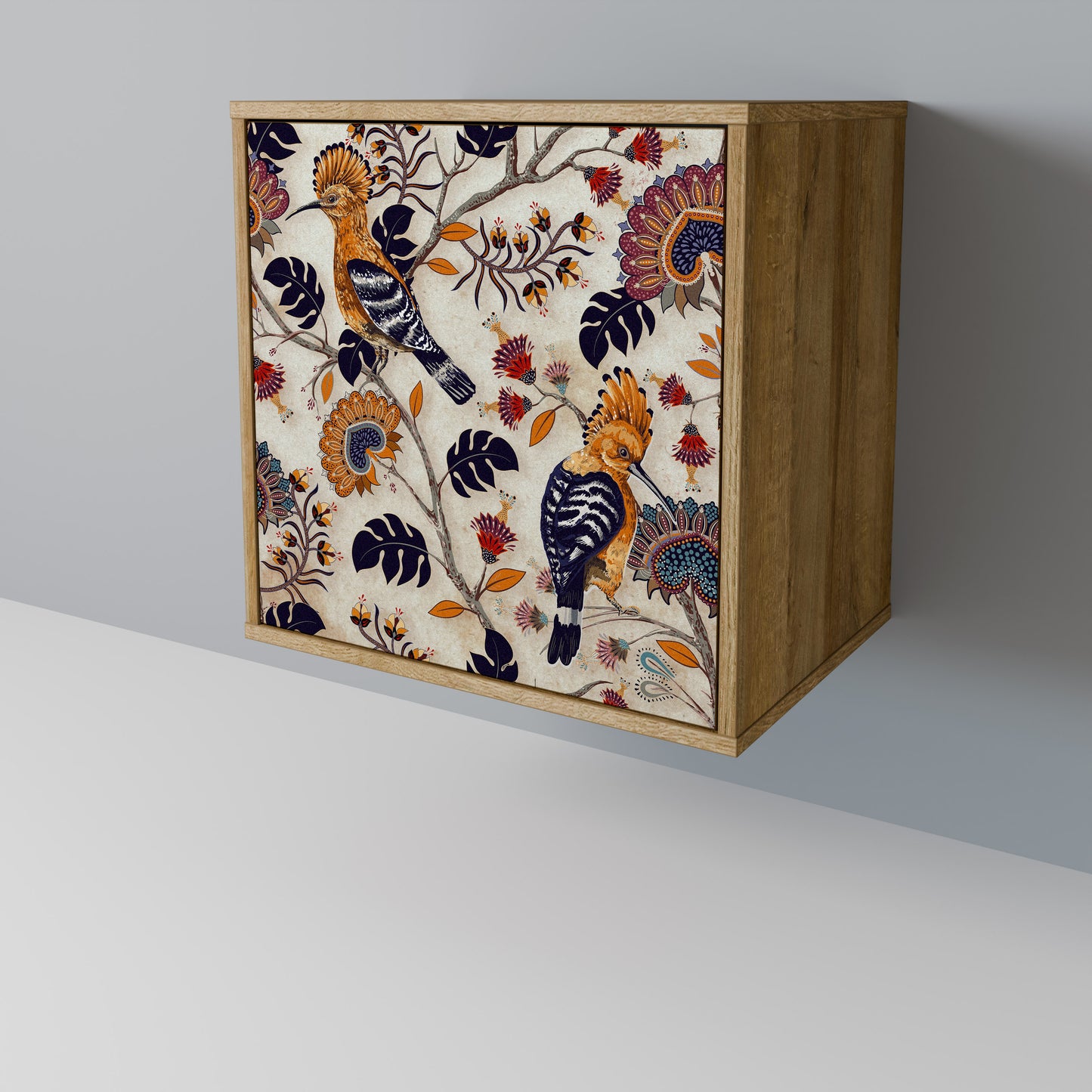 Credenza EMINENT HOOPOE a 1 anta effetto rovere